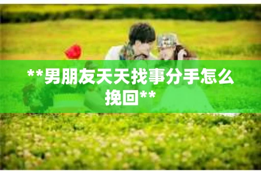 **男朋友天天找事分手怎么挽回**