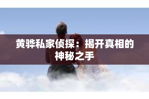 黄骅私家侦探：揭开真相的神秘之手