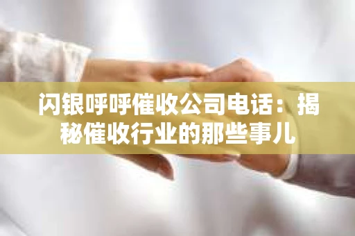 闪银呼呼催收公司电话：揭秘催收行业的那些事儿