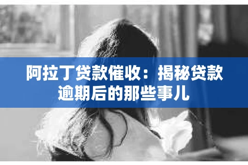 阿拉丁贷款催收：揭秘贷款逾期后的那些事儿