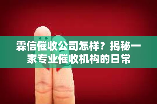 霖信催收公司怎样？揭秘一家专业催收机构的日常