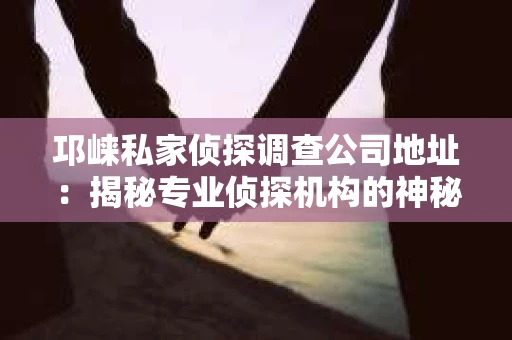 邛崃私家侦探调查公司地址：揭秘专业侦探机构的神秘面纱