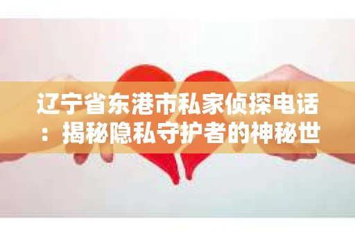 辽宁省东港市私家侦探电话：揭秘隐私守护者的神秘世界