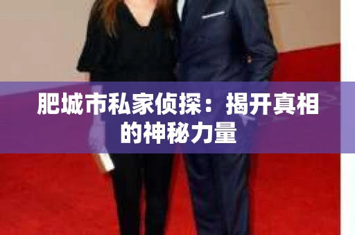 肥城市私家侦探：揭开真相的神秘力量
