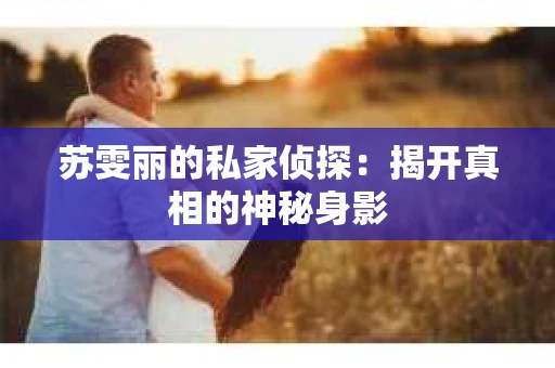 苏雯丽的私家侦探：揭开真相的神秘身影