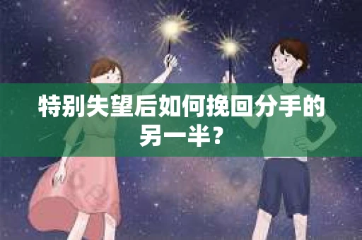 特别失望后如何挽回分手的另一半？