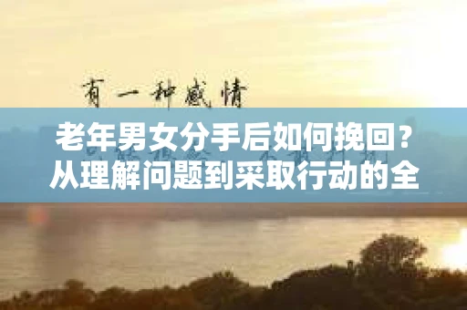 老年男女分手后如何挽回？从理解问题到采取行动的全面指南
