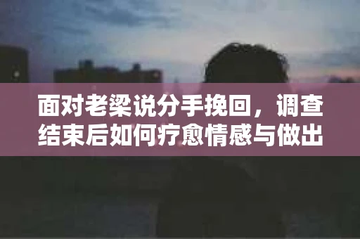 面对老梁说分手挽回，调查结束后如何疗愈情感与做出人生决策？