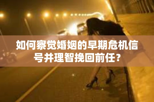 如何察觉婚姻的早期危机信号并理智挽回前任？